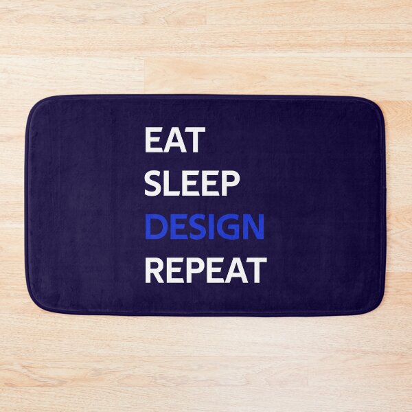 Item preview, Eat Sleep Design Repeat designed and sold by CatArtStore.