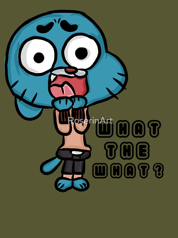 Big & Tall Cartoon Network Gumball Darwin Watterson Scribble