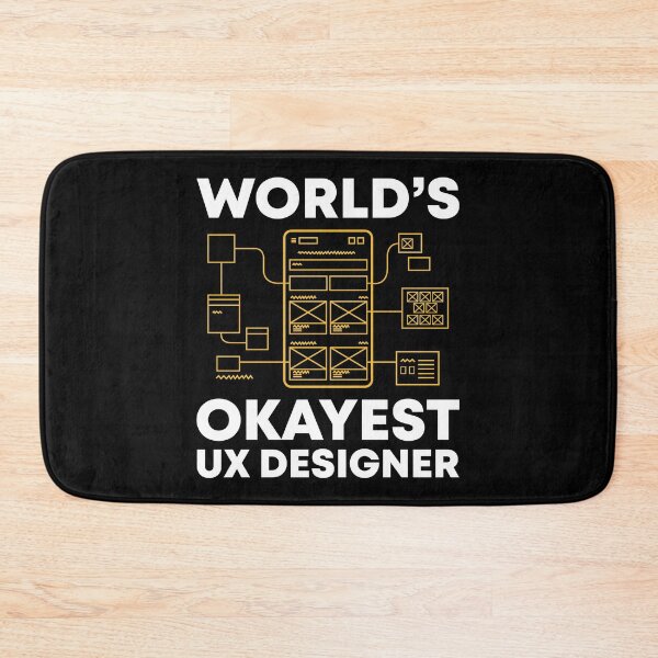 Item preview, World's Okayest UX Designer designed and sold by livegood.