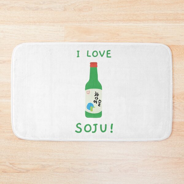 Item preview, I Love Soju! Original Style Cute Korean Soju Bottle designed and sold by bridieelliott.