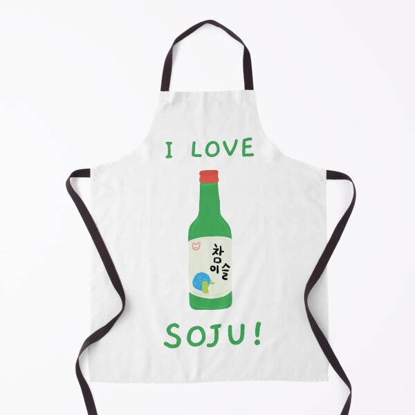 Item preview, I Love Soju! Original Style Cute Korean Soju Bottle designed and sold by bridieelliott.