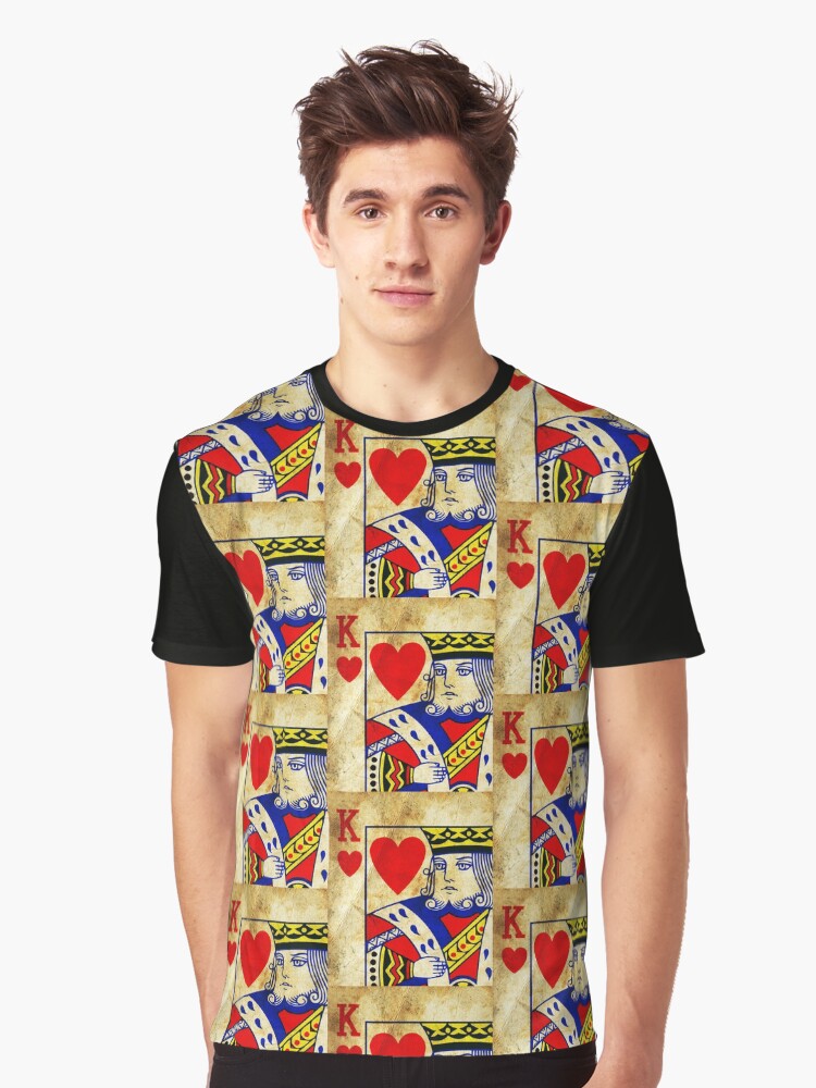 king playing card shirt