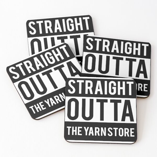 Item preview, Straight outta the yarn store designed and sold by hellohappy.