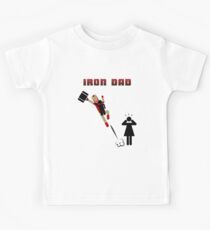 Iron Dad flying Kids Tee
