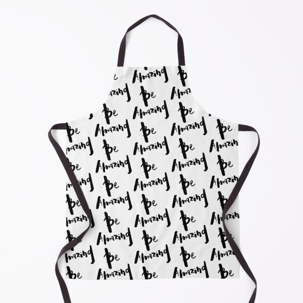 Item preview, Be Amazing Black and White Text designed and sold by Textography1.