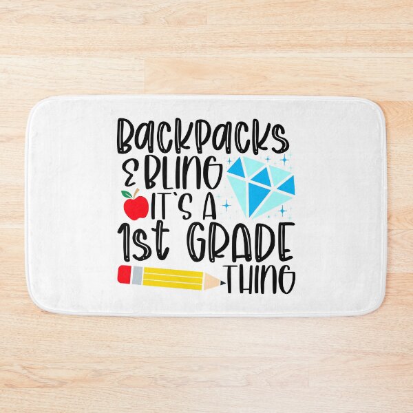 Item preview, Backpacks & Bling It’s a 1st grade thing designed and sold by purpleblobart.