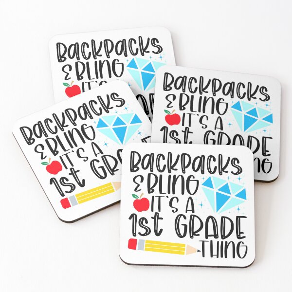 Item preview, Backpacks & Bling It’s a 1st grade thing designed and sold by purpleblobart.