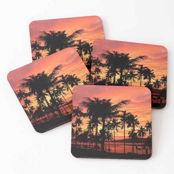 Item preview, Tropical Sunset Palm Trees designed and sold by BleuSky.