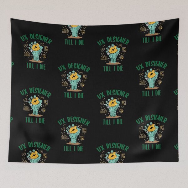 Item preview, UX Designer Till I Die - Zombie Halloween designed and sold by livegood.