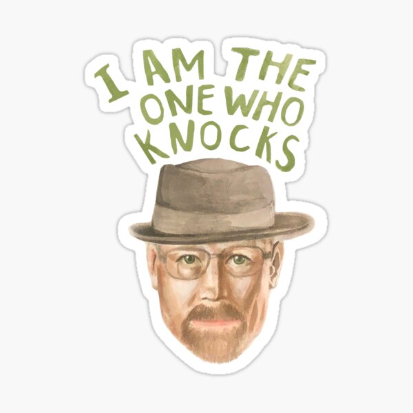 walt and jesse sticker Sticker