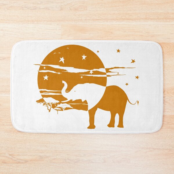 Item preview, African elephant and starry sunset designed and sold by Neonyx2020.