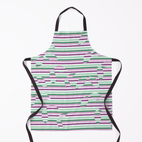 Item preview, Pink Garden Leaves and Stripes designed and sold by Sharon Schwalbe.