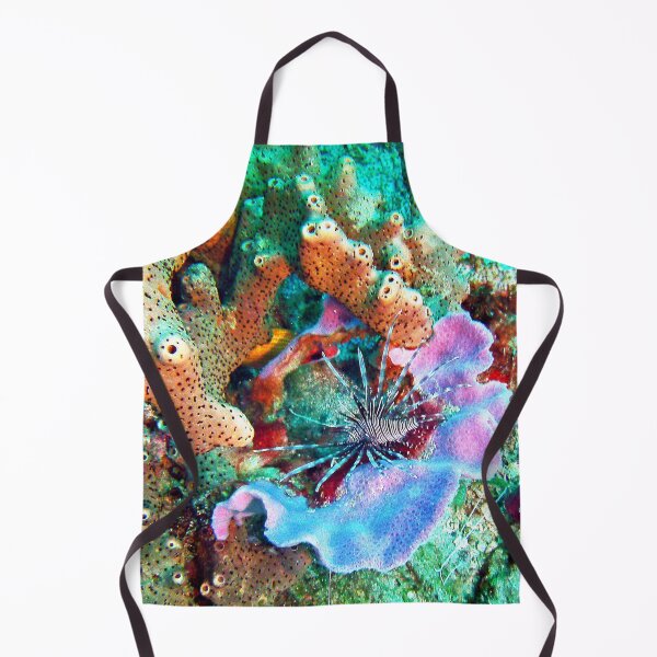 Item preview, Coral and Lionfish, Underwater photo by John Schwalbe designed and sold by Sharon Schwalbe.