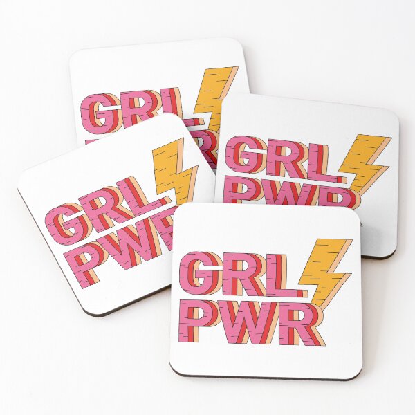 Item preview, GRL PWR FEMINIST BOLT designed and sold by femyay.