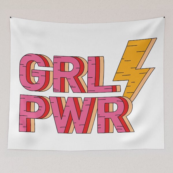 Item preview, GRL PWR FEMINIST BOLT designed and sold by femyay.
