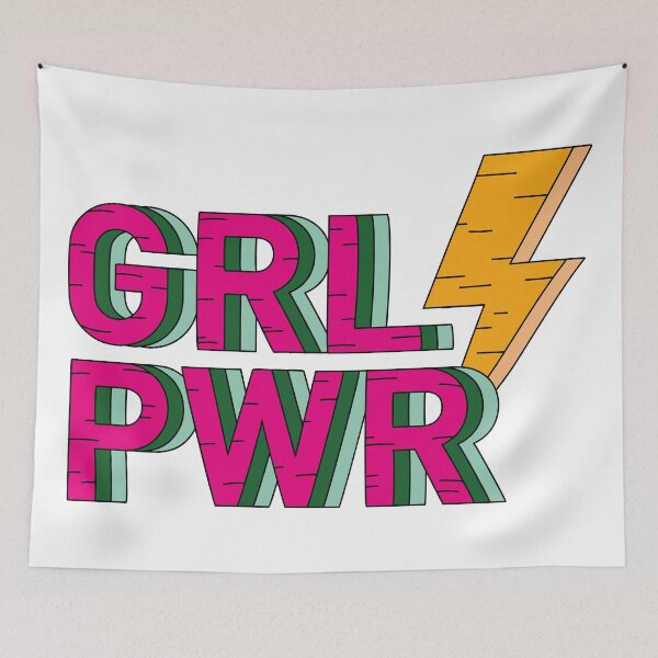 Item preview, GRL PWR FEMINIST BOLT designed and sold by femyay.