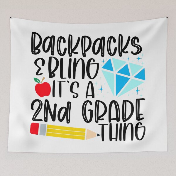 Item preview, Backpacks & Bling It’s a 2nd grade thing designed and sold by purpleblobart.