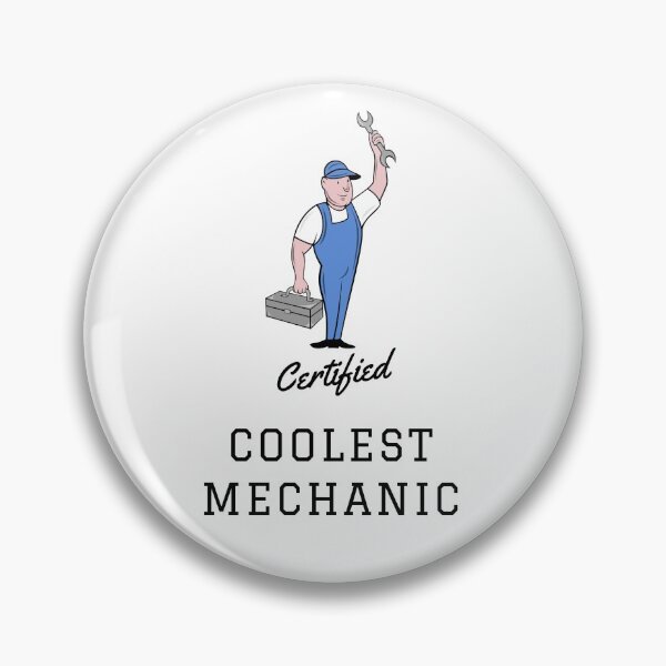 Item preview, Certified Coolest Mechanic designed and sold by Adil Noushad.