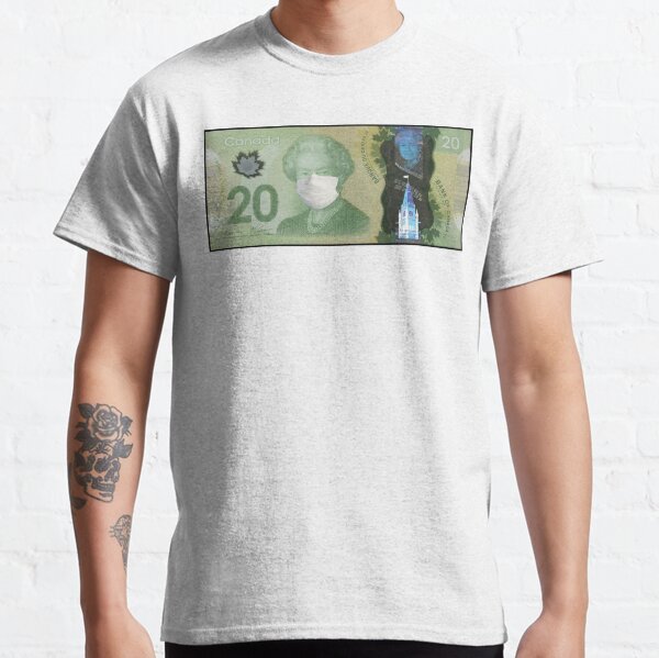 $20 Polymer Note Masked - Bank of Canada Classic T-Shirt