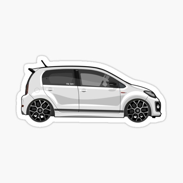 White UP! GTI Sticker for Sale by offwhitelimo