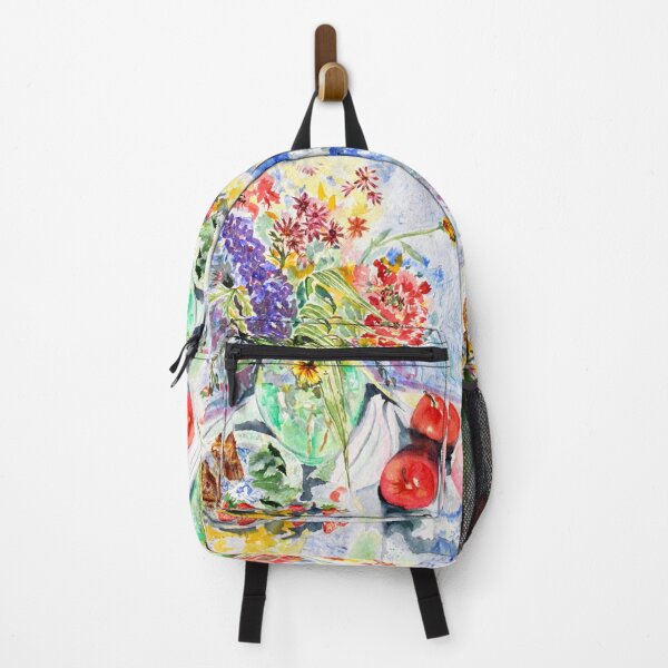 Item preview, Watercolor Apple and Floral Still Life designed and sold by Sharon Schwalbe.