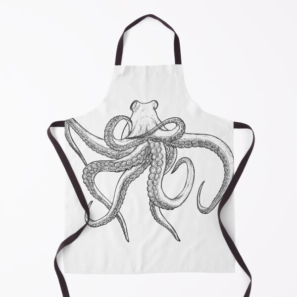 Item preview, Black And White Octopus designed and sold by MementoMoriArts.
