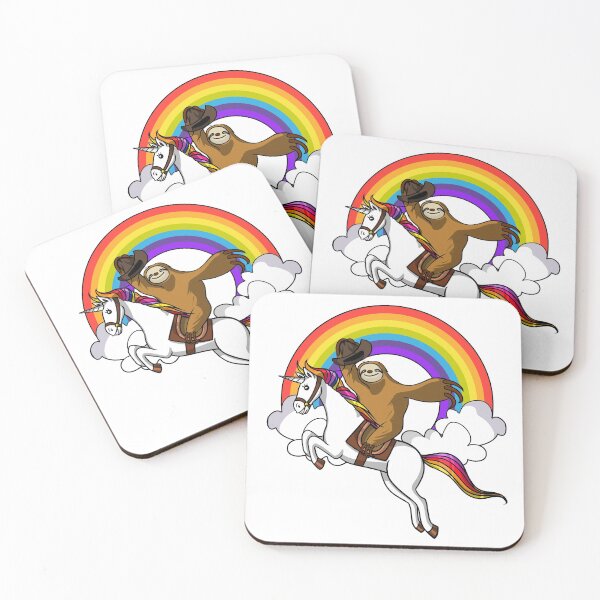Item preview, Sloth Cowboy Riding Unicorn designed and sold by underheaven.