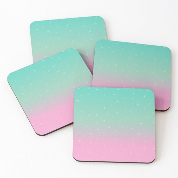 Item preview, Green and Pink Summer Pattern designed and sold by girlsintech101.
