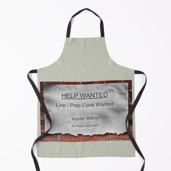 Item preview, Help Wanted Prep Cook designed and sold by Val Goretsky.