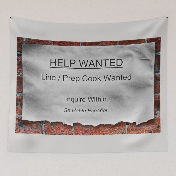 Item preview,  Help Wanted Prep Cook designed and sold by Val Goretsky.