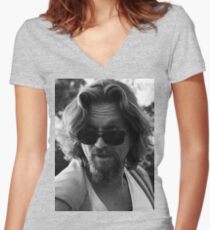 The Dude Women's Fitted V-Neck T-Shirt