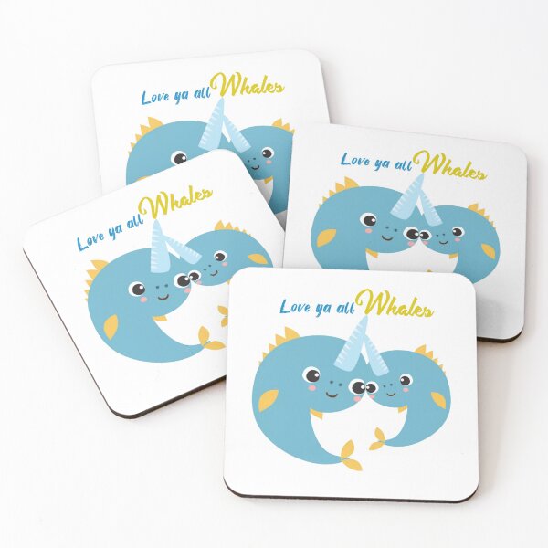 Item preview, Cute  whales illustration with typography designed and sold by Sonia dutta_art.