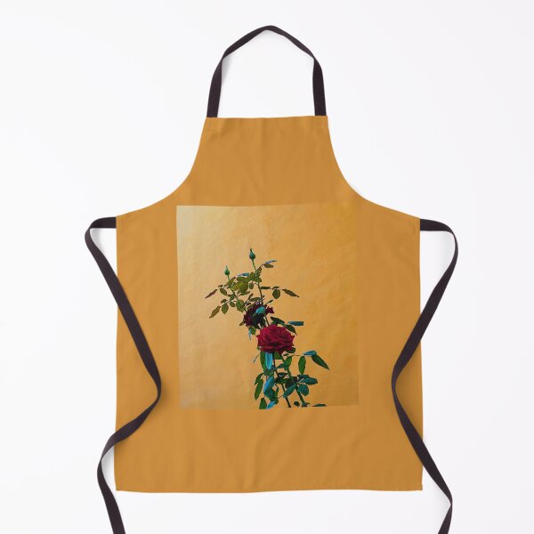 Item preview, Red Rose and Yellow Wall, Alcazar, Seville designed and sold by Wanderlora.