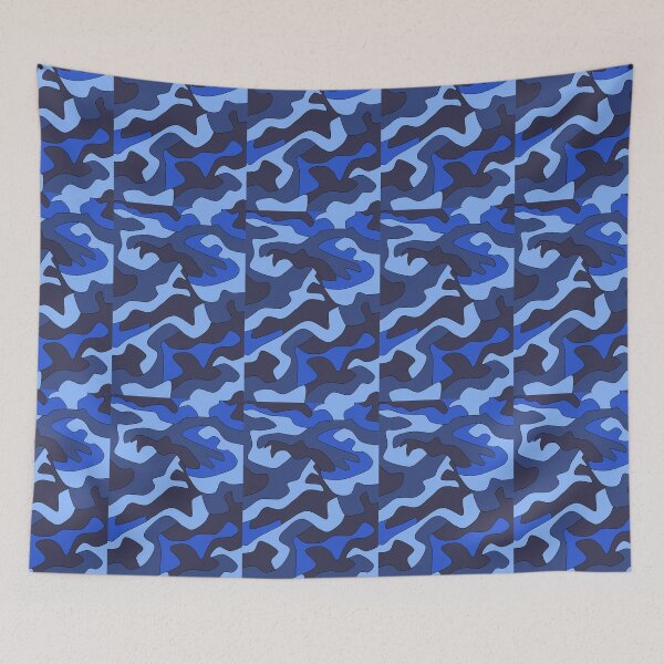 Item preview, Blue Camouflage designed and sold by cherubi19.