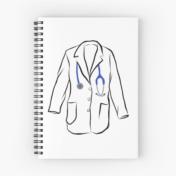 Item preview, White Coat and Blue Stethoscope  designed and sold by madebymarni.