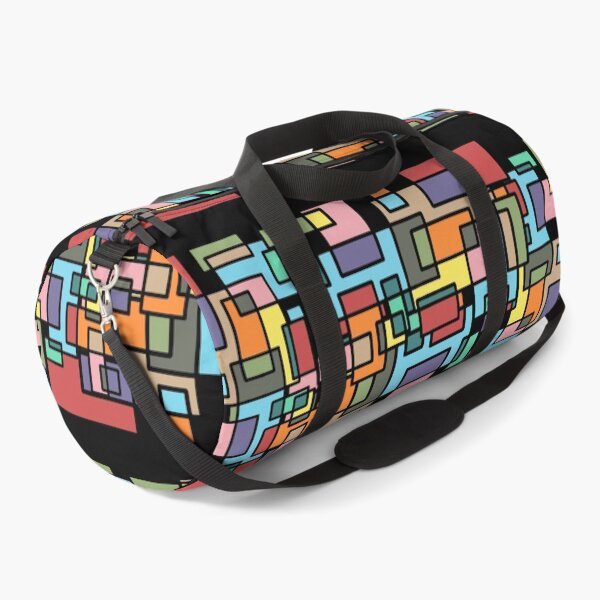 Item preview, Oblong forms - black multicolour designed and sold by MoMoJaJa.