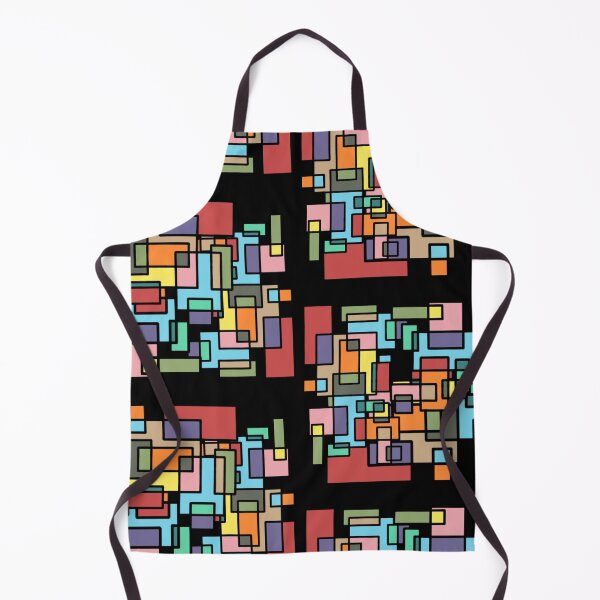 Item preview, Oblong forms - black multicolour designed and sold by MoMoJaJa.
