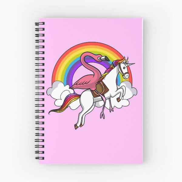 Item preview, Flamingo Bird Riding Unicorn designed and sold by underheaven.