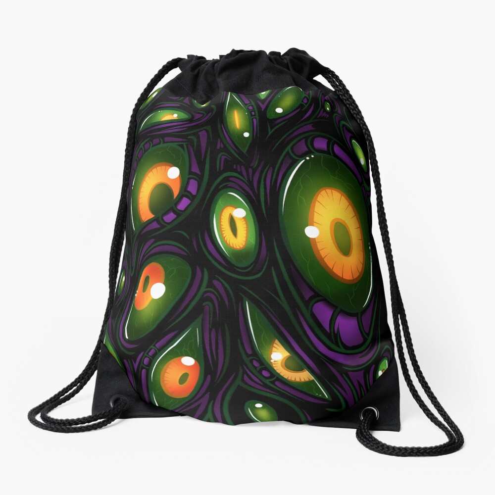 The Black Court Drawstring Bag