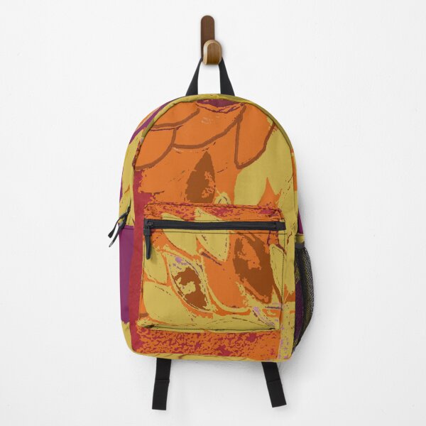 Item preview, Tree, fall leaves orange plum gold red, fiber art textile photography mixed media digital designed and sold by djrunnels.