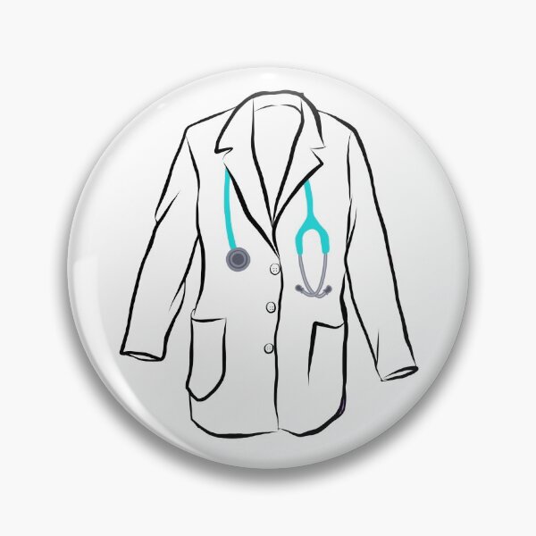 Item preview, White Coat and Teal Stethoscope  designed and sold by madebymarni.