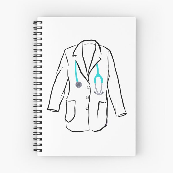 Item preview, White Coat and Teal Stethoscope  designed and sold by madebymarni.