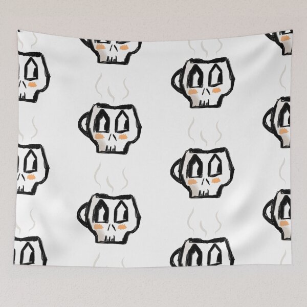 Item preview, skull mug designed and sold by jessimd.