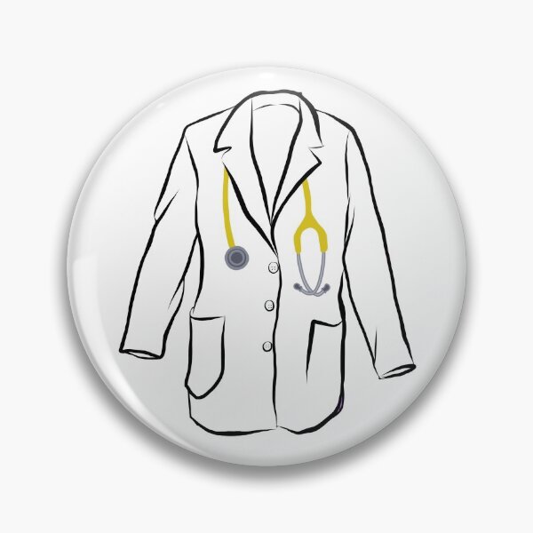 Item preview, White Coat and Yellow Stethoscope  designed and sold by madebymarni.