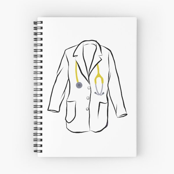 Item preview, White Coat and Yellow Stethoscope  designed and sold by madebymarni.