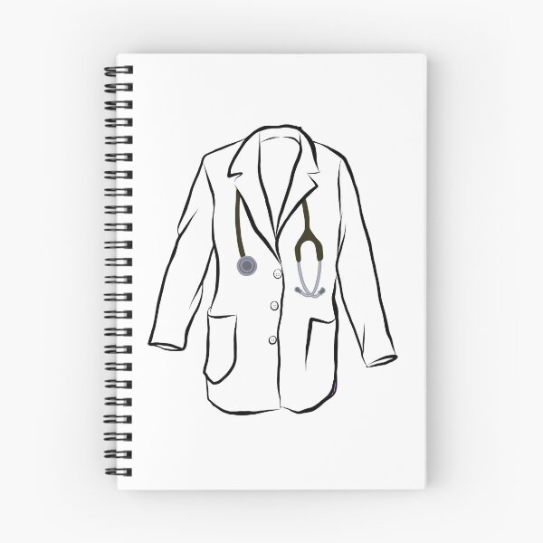 Item preview, White Coat and Black Stethoscope  designed and sold by madebymarni.