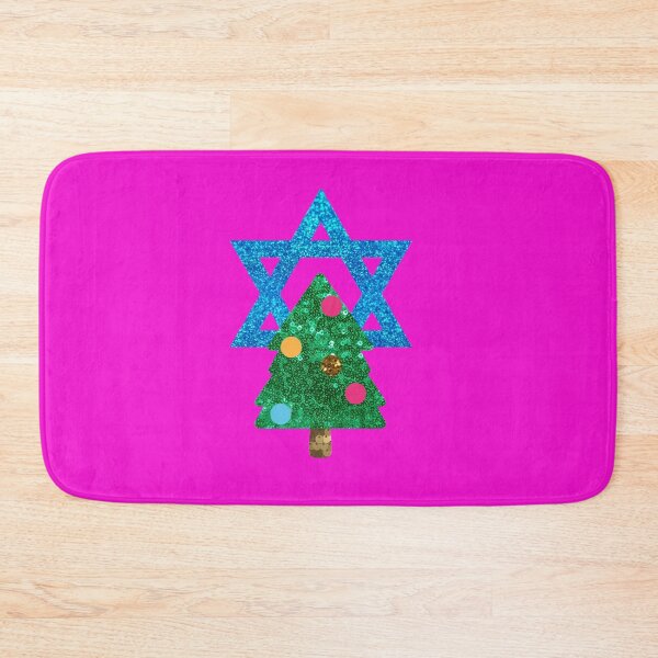 Item preview, glitter print christmukkah hanukkah designed and sold by Gossip Rag.
