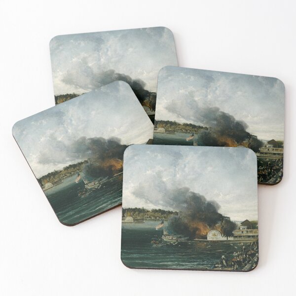 Item preview, Burning of the Sidewheeler Henry Clay designed and sold by Tizeru.