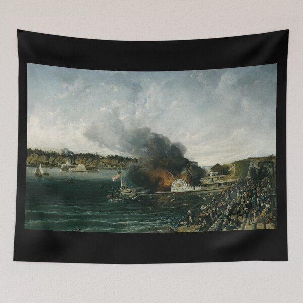 Item preview, Burning of the Sidewheeler Henry Clay designed and sold by Tizeru.