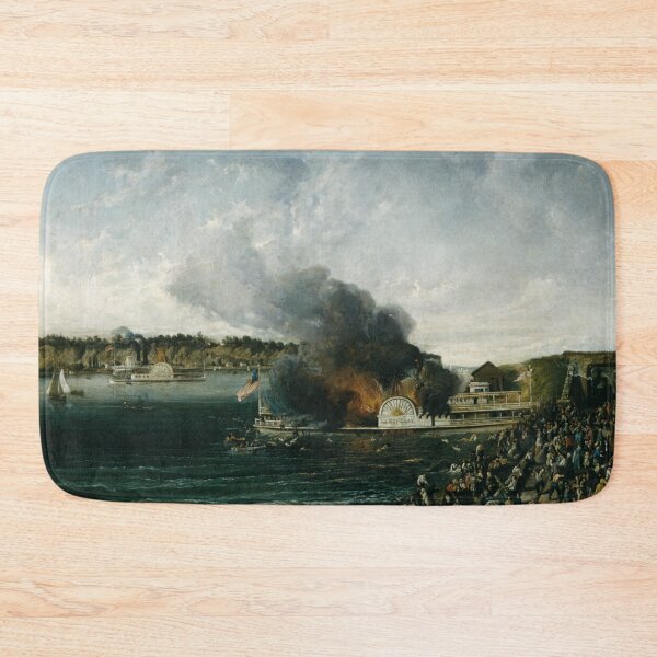 Item preview, Burning of the Sidewheeler Henry Clay designed and sold by Tizeru.